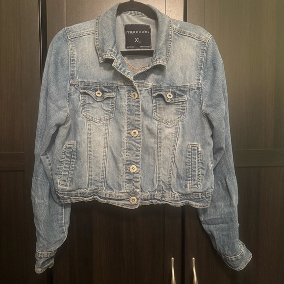 Maurices Jackets & Blazers - Maurices Classic Light Blue Jean Jacket​